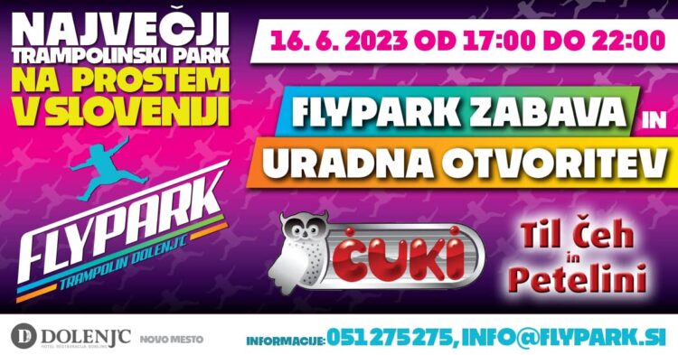 Flypark otvoritev Flypark otvoritev