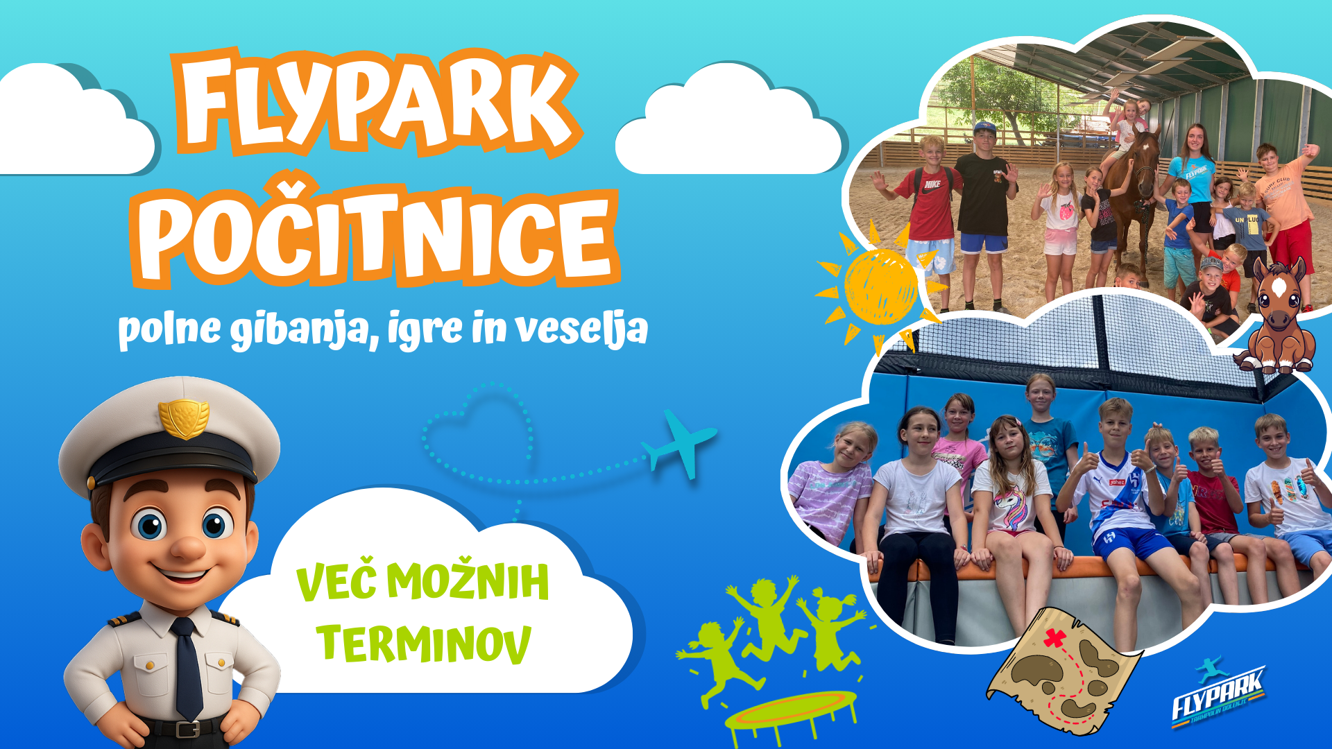 FLYPARK POČITNICE (1. termin)